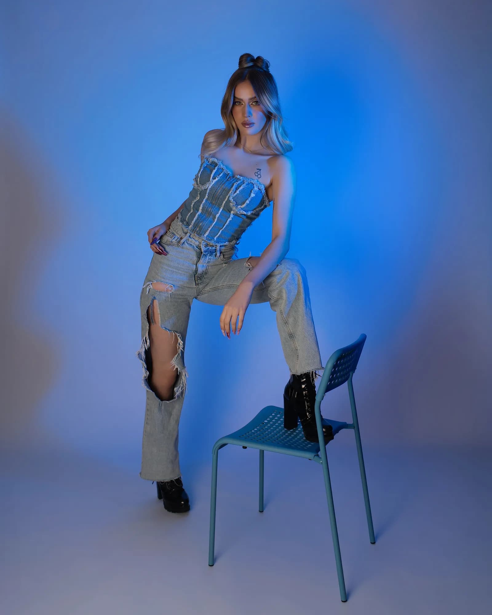 Studio dla influencerów Białystok - sesja lifestyle fashion - Ciche Studio